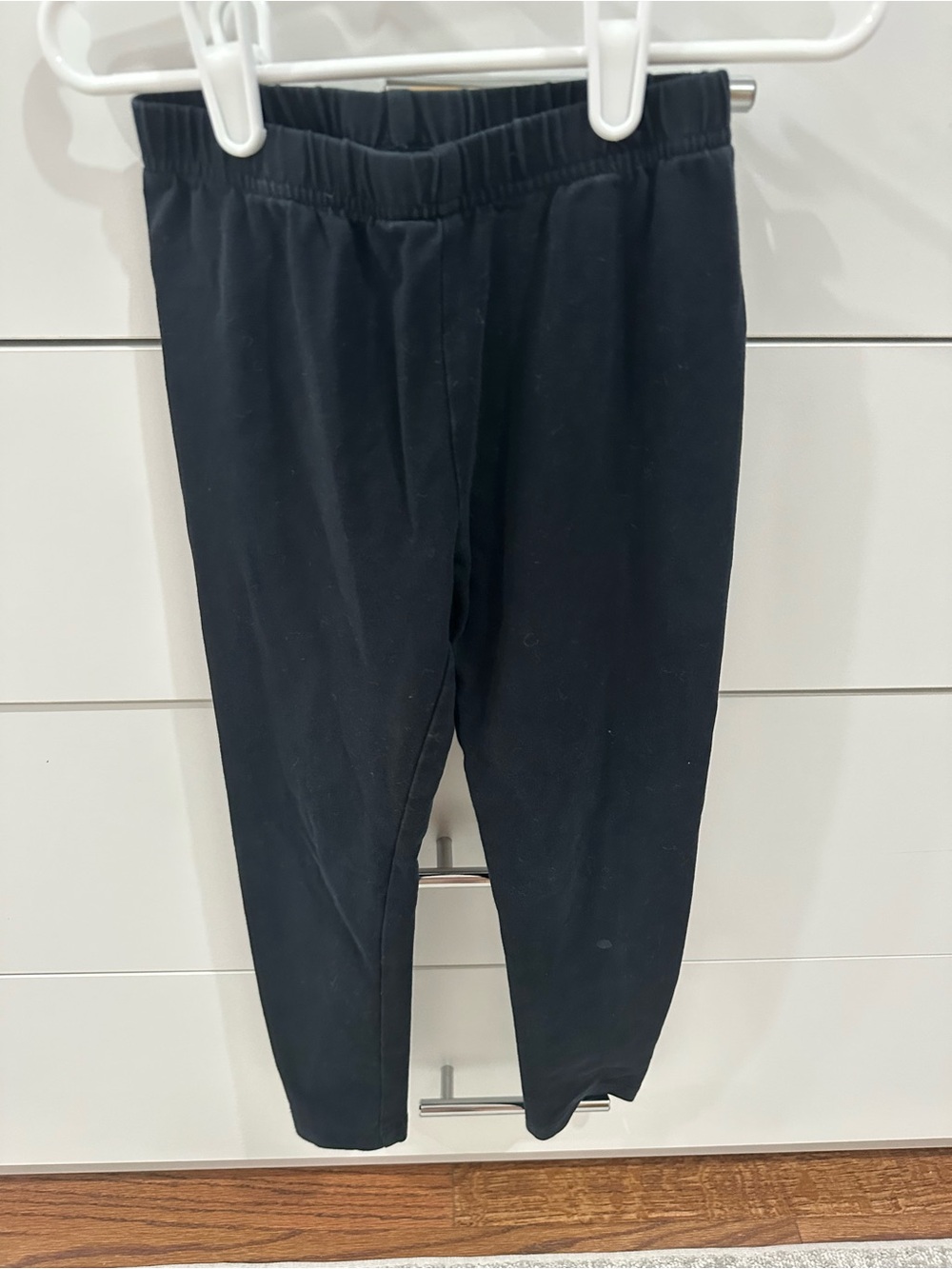 Hanna Andersson Girls Black Elastic Waist Stretch Leggings Size 5